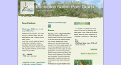 Desktop Screenshot of edmontonnativeplantgroup.org